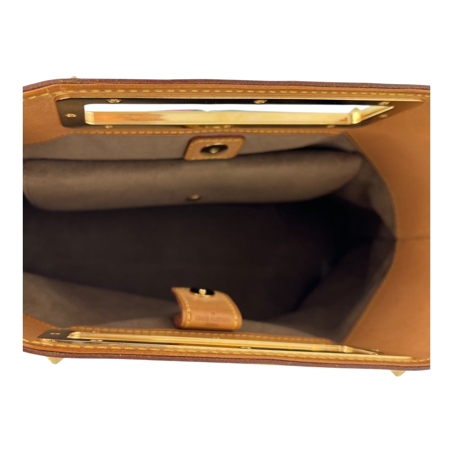 Louis Vuitton Judy MM Multicolor x Murakami Shoulder Bag in Monogram Coated Canvas, Gold hardware_6