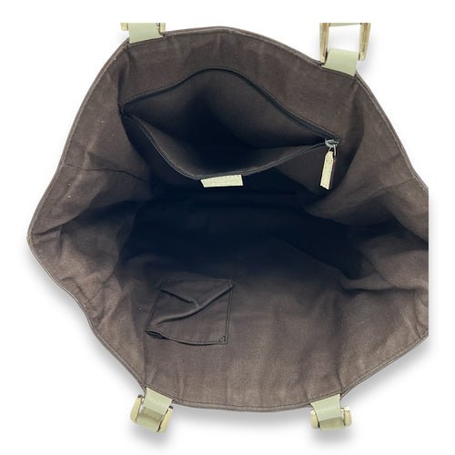 Gucci GG Tote Bag Brown in Canvas, Gold hardware_6