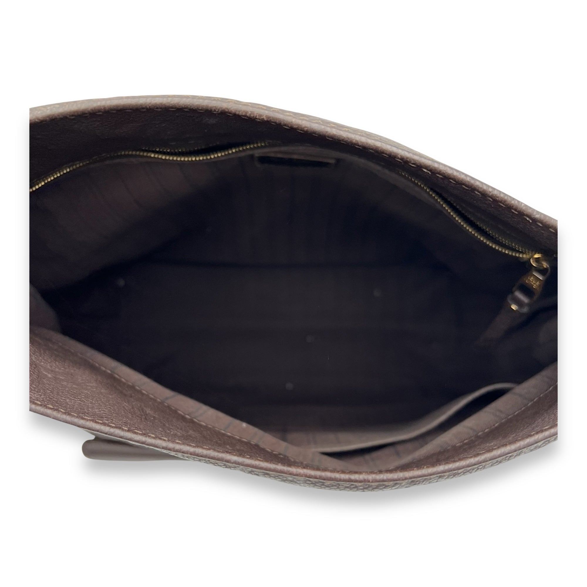Louis Vuitton Metis Shoulder Bag Hobo Brown in Empreinte Leather, Gold hardware_6