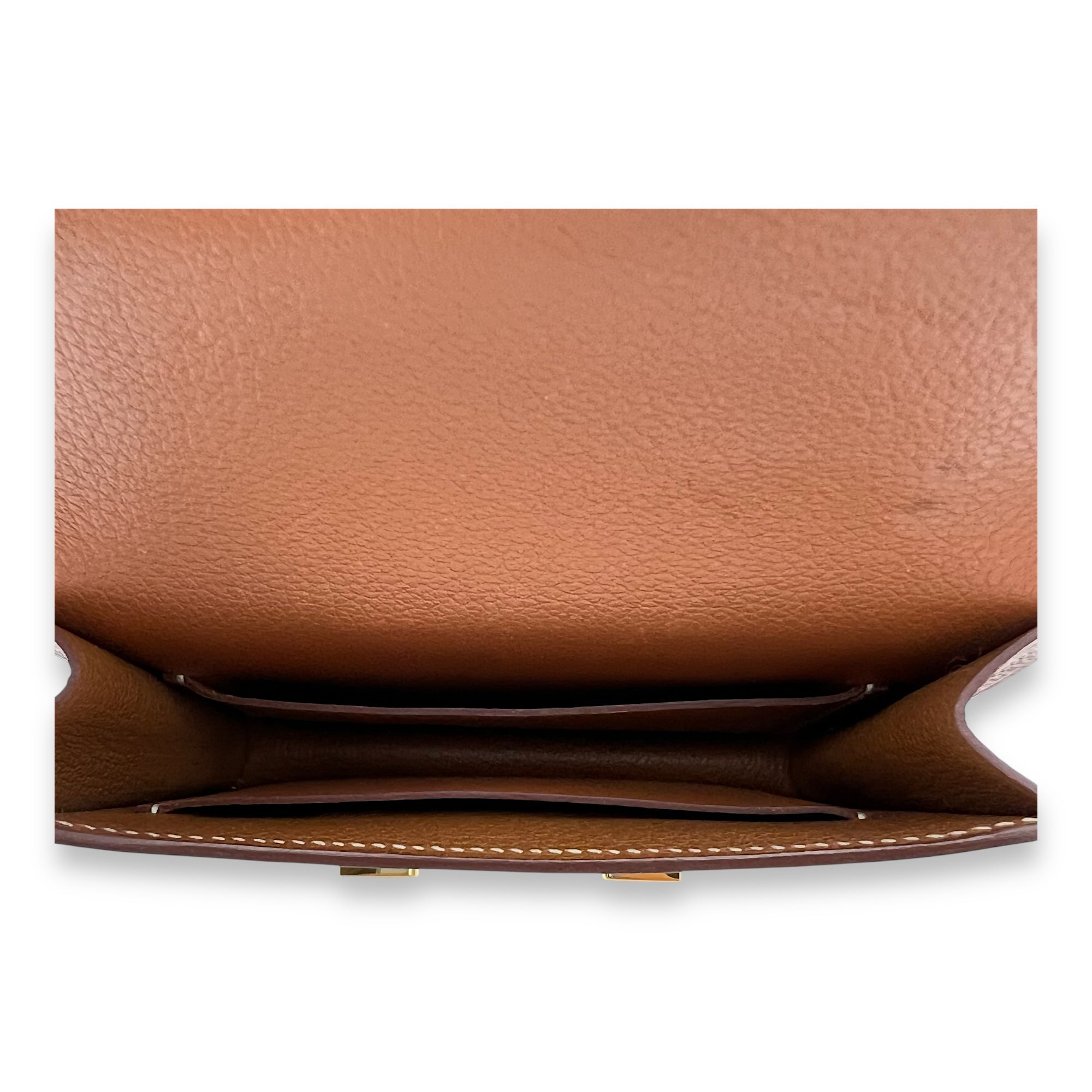 Hermès Constance Slim Gold Wallet in Evercolor, Gold hardware_6