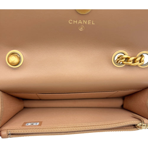 Chanel CC Phone  Wallet On Chain Pink in Lambskin, Gold hardware_3
