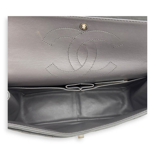 Chanel 2.55 Shoulder Bag Grey in Calfskin, Ruthenium hardware_4