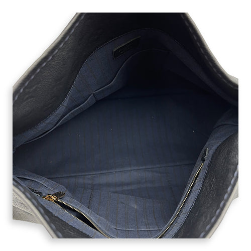 Louis Vuitton Artsy Shoulder Bag Blue in Empreinte Leather, Gold hardware_8