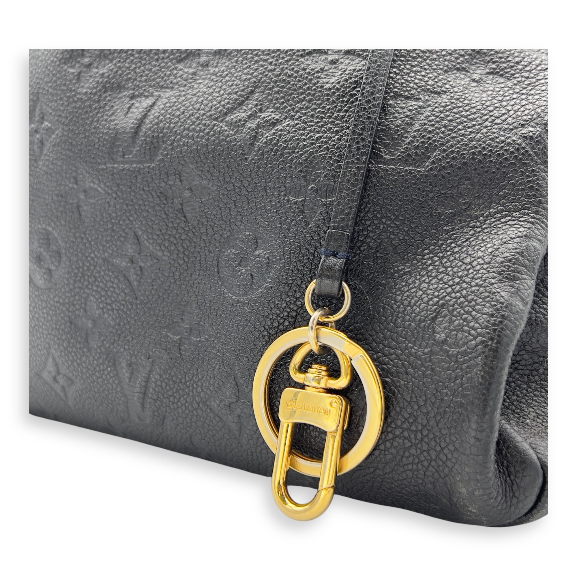 Louis Vuitton Artsy Shoulder Bag Blue in Empreinte Leather, Gold hardware_6
