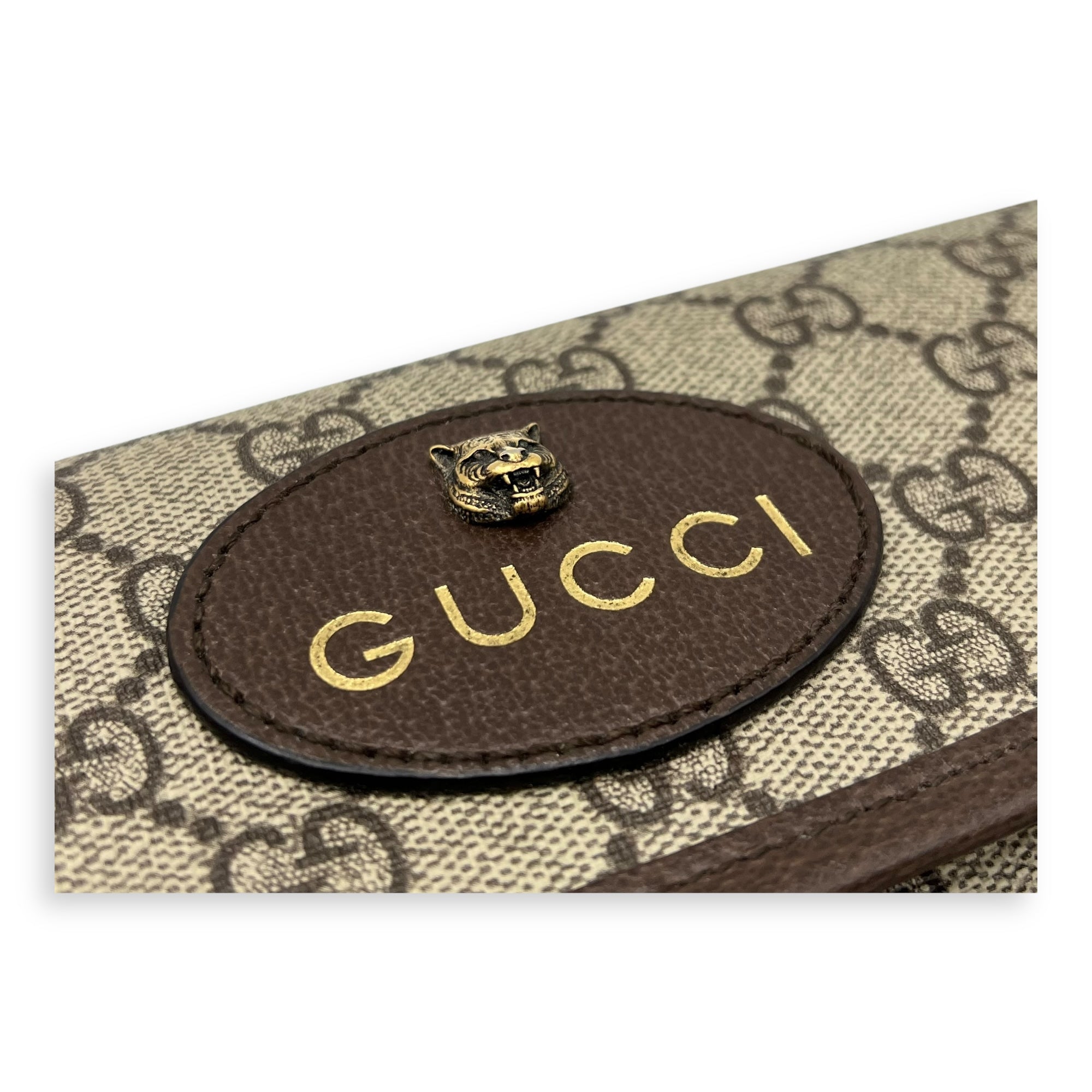 Gucci GG Supreme Belt Bag Brown in Coated Canvas, Gold hardware_6