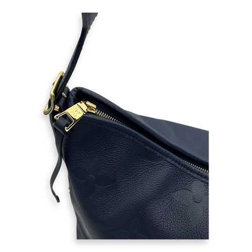 Louis Vuitton Carryall MM Blue Shoulder Bag in Empreinte Leather, Gold hardware_8