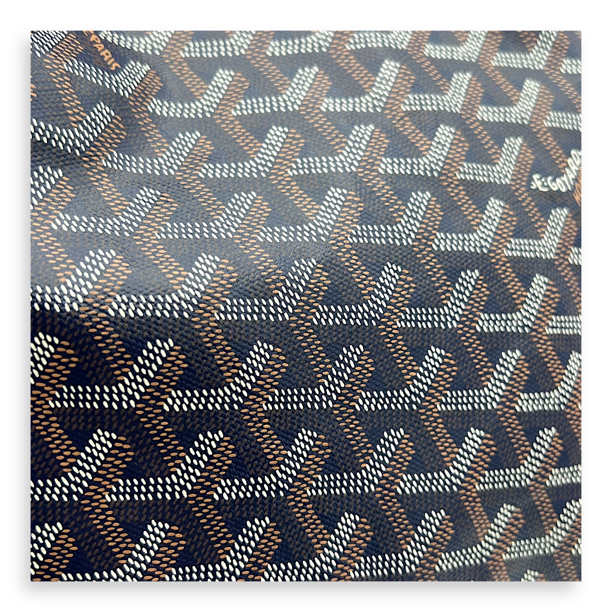 Goyard Saint Louis Tote Bag PM Blue in Coated Canvas, Silver hardware_6