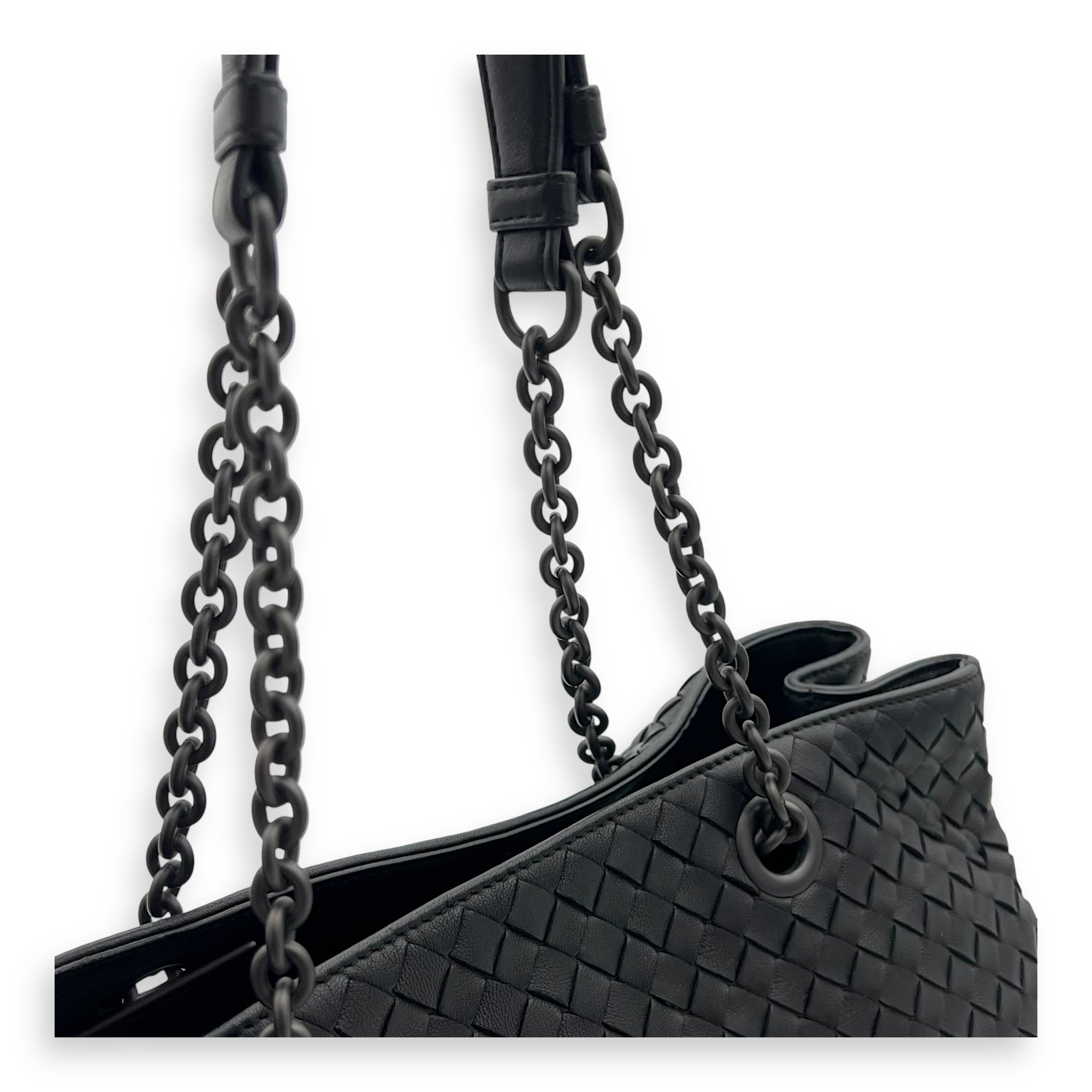 バッグ BOTTEGA VENETA Intrecciato one shoulder Bottega Veneta - Bark Leather Intrecciato Flap Shoulder Bag