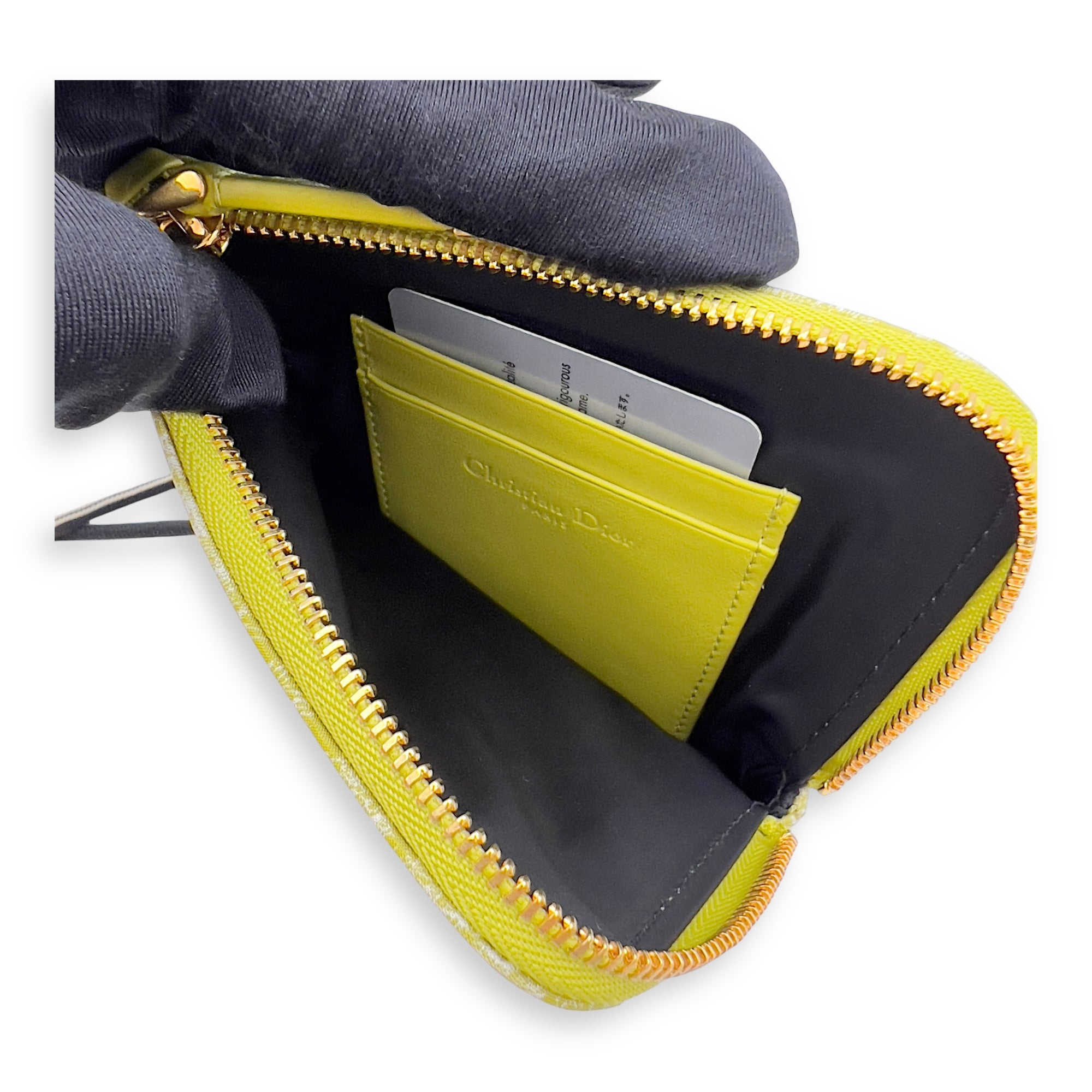 Dior Travel Green Multifunctional Pouch in Calfskin, Gold hardware_6