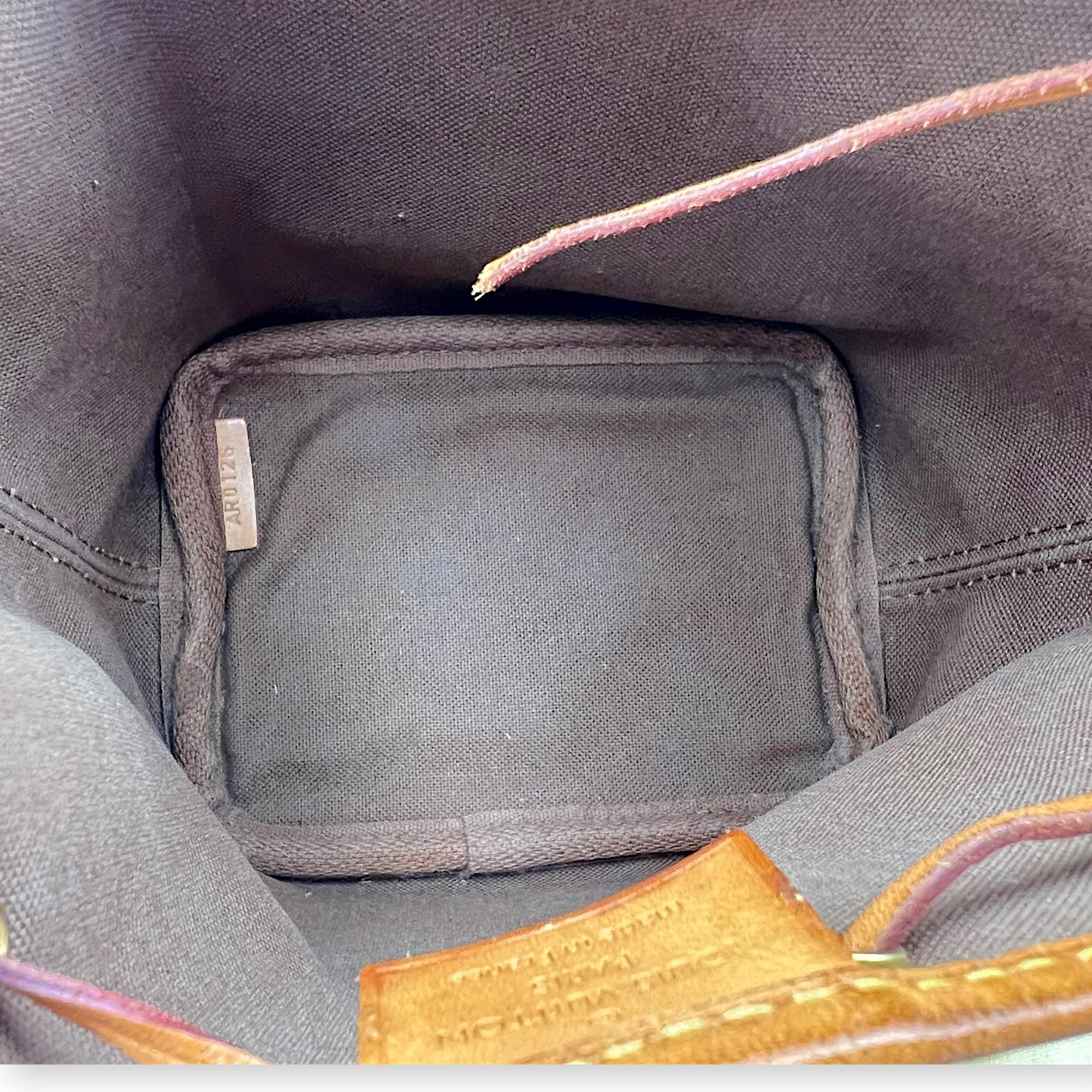 Louis Vuitton Noe Bucket Bag Brown in Monogram Coated Canvas, Gold hardware_6