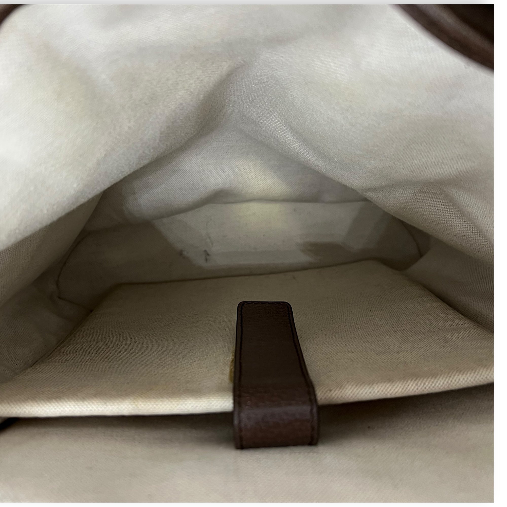 Gucci GG Backpack Brown in Canvas, Gold hardware_6