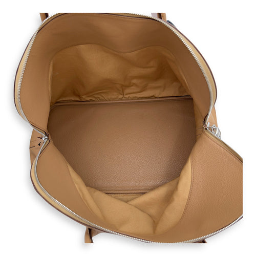 Hermès Bolide Beige in Clemence, Palladium hardware_8