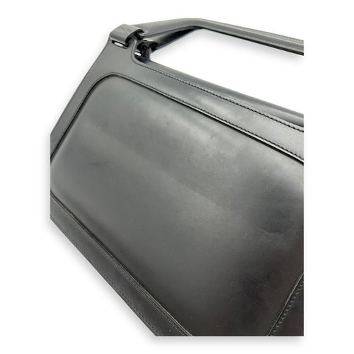 Loewe Vintage Top Handle Bag Black in Calfskin, Silver hardware_6