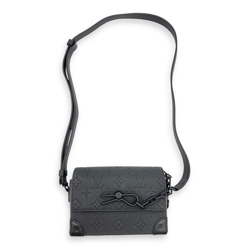 Louis Vuitton Steamer Black Shoulder Bag in Empreinte Leather, Black hardware_6