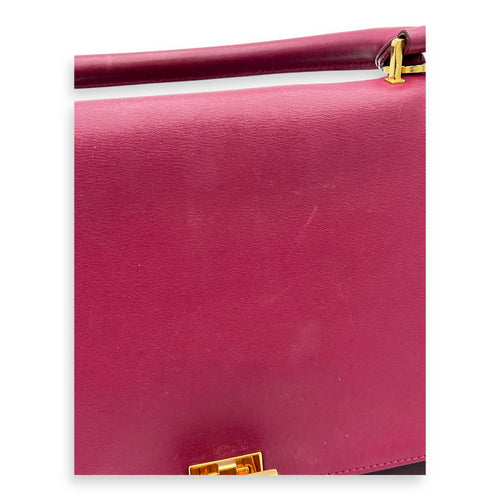Celine Trapeze Top Handle Bag Medium Multi-colour in Calfskin, Gold hardware_7