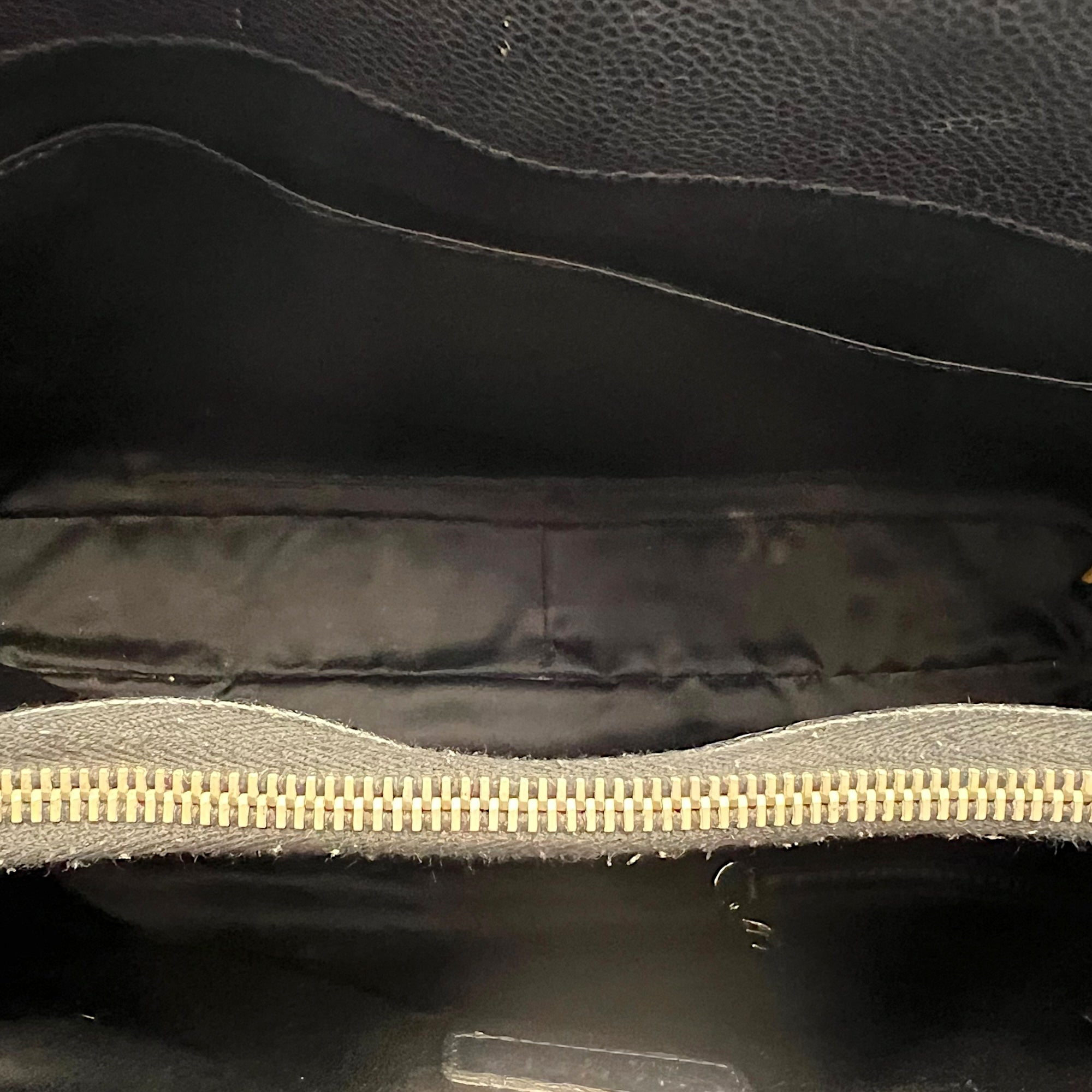 Chanel GST Shoulder Bag Black in Caviar Leather, Silver hardware_6