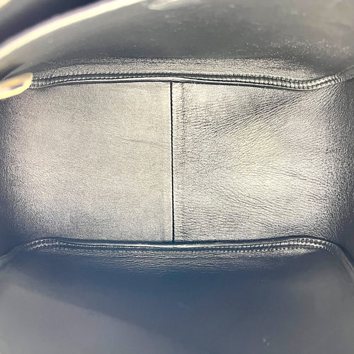 Prada Logo Tote Bag White in Soft Grained Calfskin, Silver hardware_6