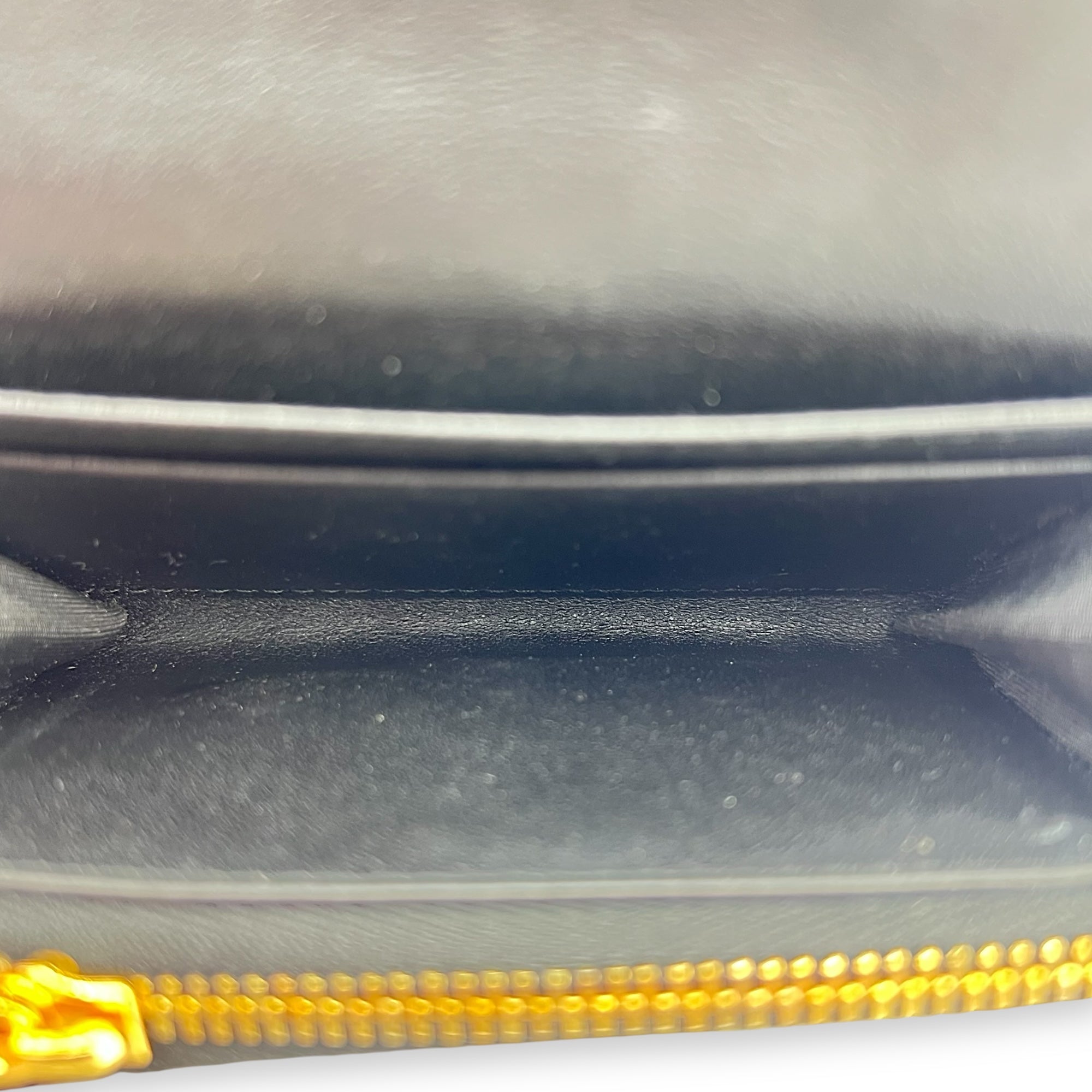 Dior Cannage Card Holder Black in Calfskin, Gold hardware_6