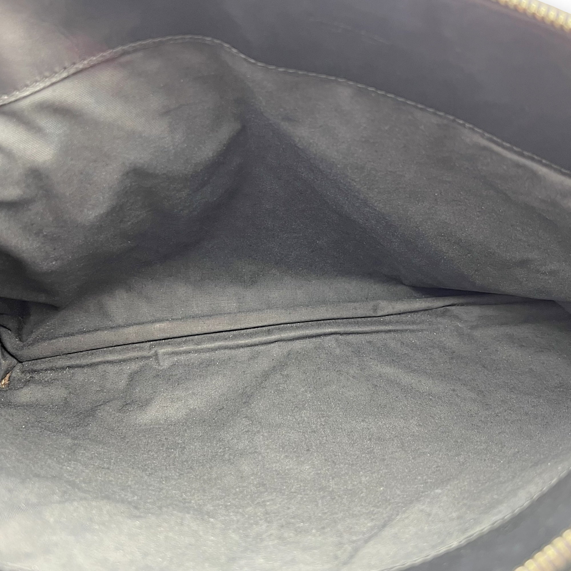 Bottega Veneta Intrecciato Pouch Black in Lambskin, Silver hardware_6