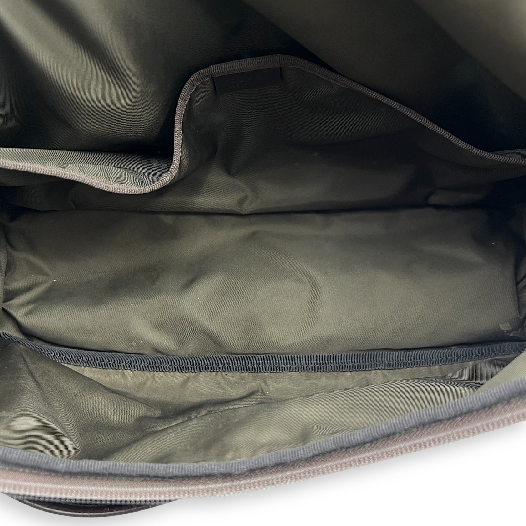 Gucci GG Shoulder Bag Brown in Canvas, Silver hardware_6