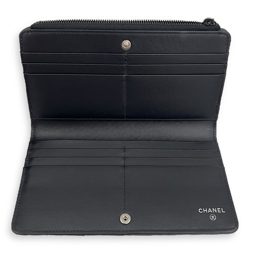 Chanel CC Black Wallet in Calfskin, Lacquered Metal hardware_6