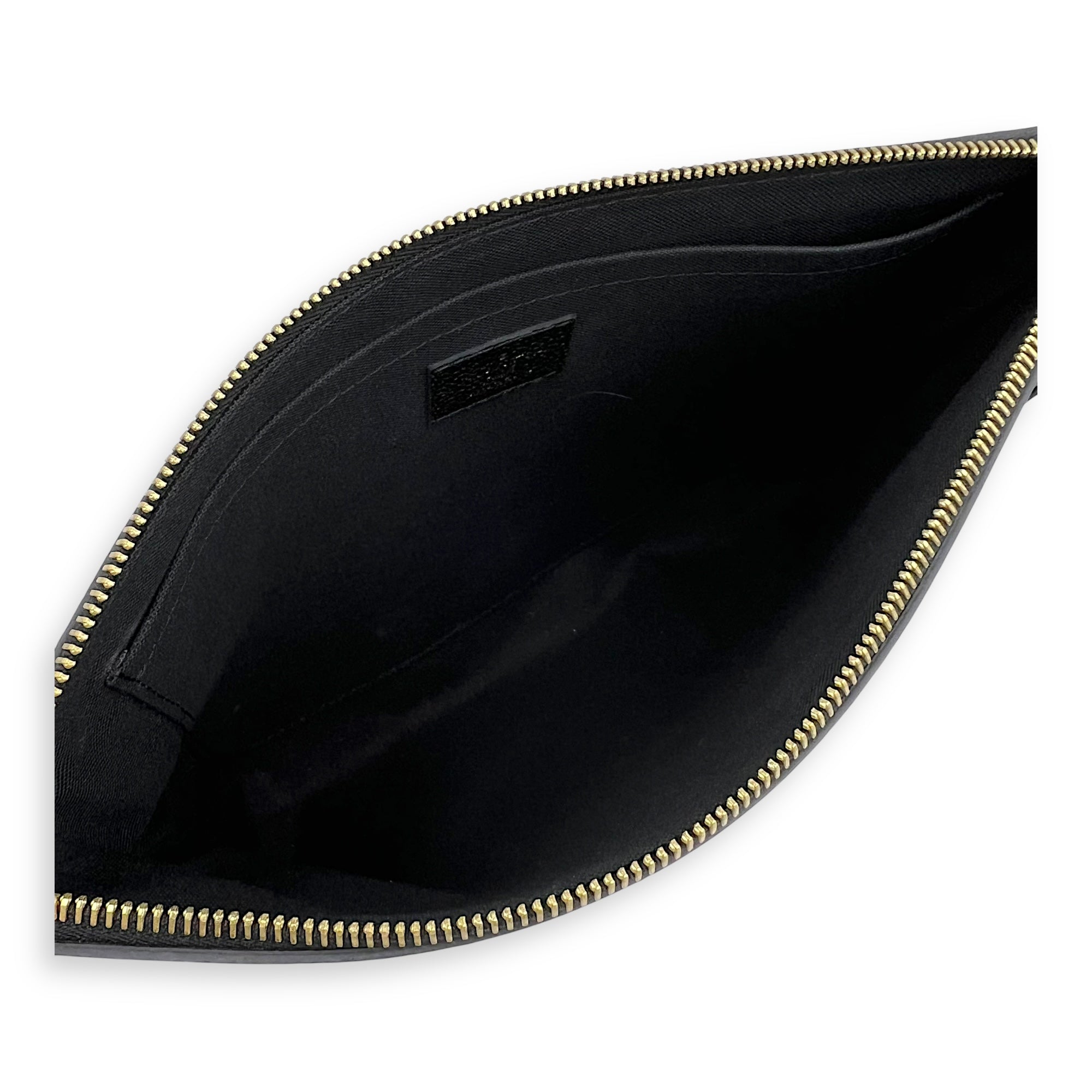 Louis Vuitton Daily Pouch Black Clutch in Empreinte Leather, Gold hardware_6
