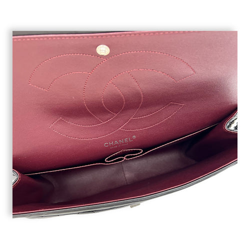 Chanel 2.55 Shoulder Bag Black in Calfskin, Ruthenium hardware_6