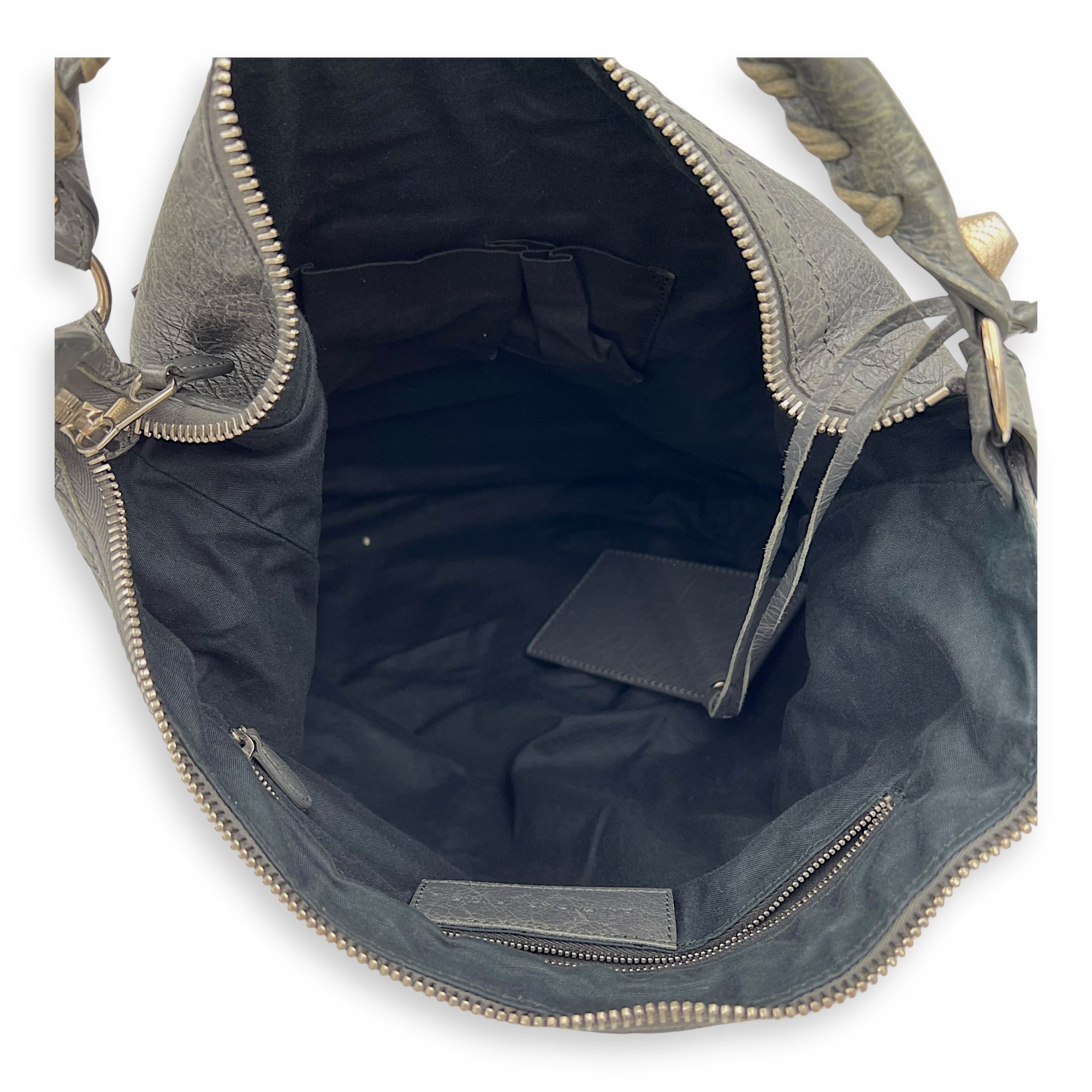 Balenciaga Others Shoulder Bag Grey in Goat Leather, Silver hardware_6