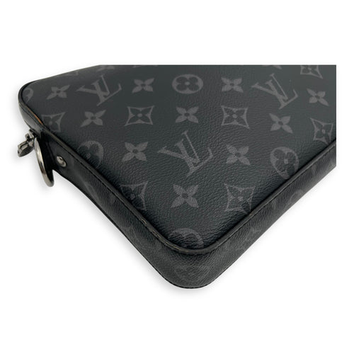Louis Vuitton Trio Messenger Grey in Monogram Coated Canvas, Silver hardware_12