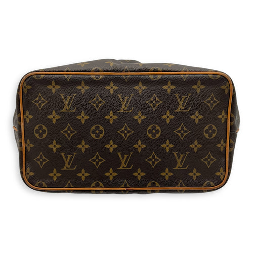 Louis Vuitton Palermo Top Handle Bag PM Brown in Monogram Coated Canvas, Gold hardware_6