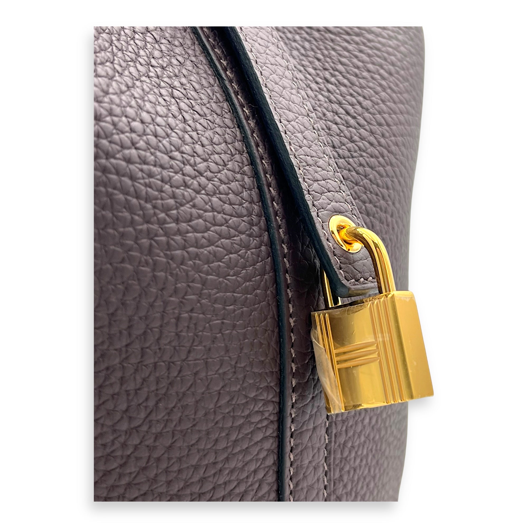 Hermès Picotin 18 Rouge Sellier Top Handle Bag in Clemence, Gold hardware_6