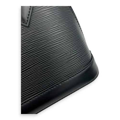 Louis Vuitton Alma Top Handle Bag Black in Epi Leather, Silver hardware_6