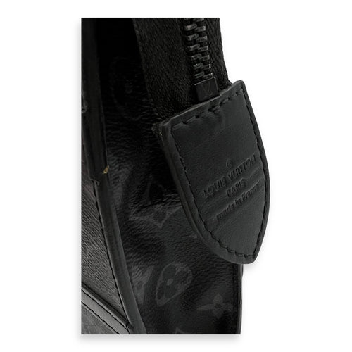 Louis Vuitton Trunk Pouch Black in Monogram Coated Canvas, Silver hardware_6