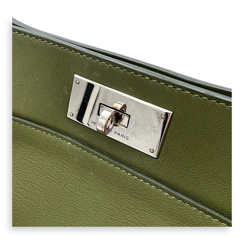 Hermès Toolbox 26 Vert Anglais Top Handle Bag in Swift, Palladium hardware_6