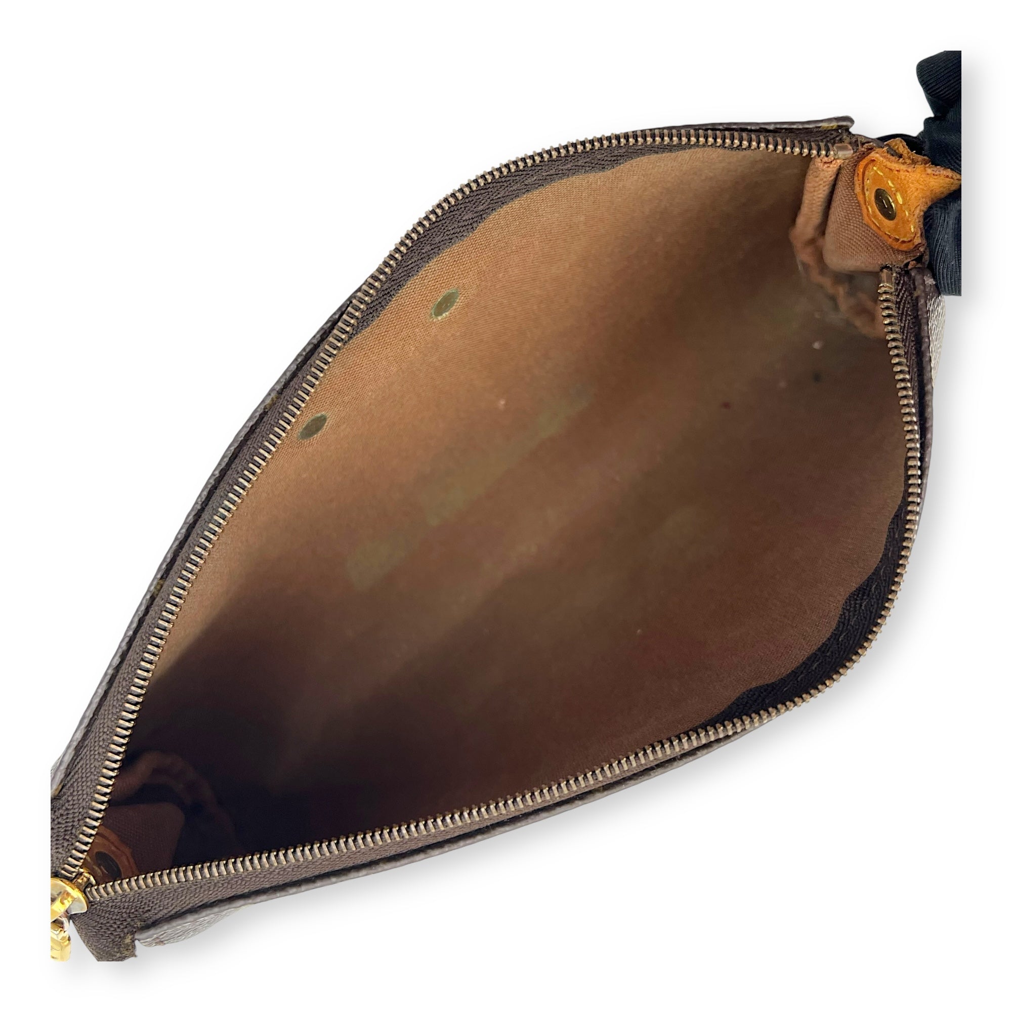 Louis Vuitton Eva Crossbody Bag Brown in Monogram Coated Canvas, Gold hardware_8