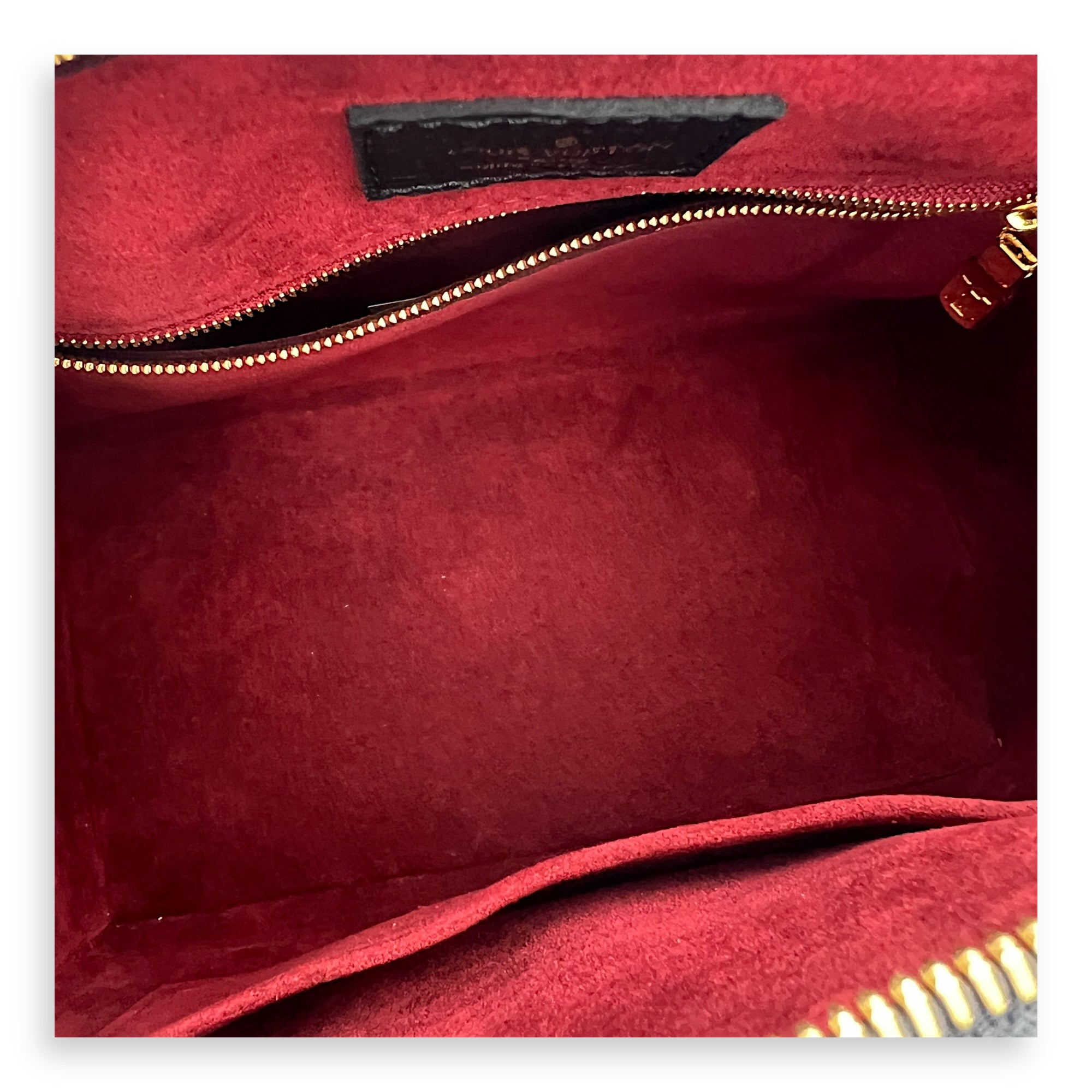 Louis Vuitton Speedy Bandouliere 25 Bicolor Top Handle Bag in Empreinte Leather, Gold hardware_6
