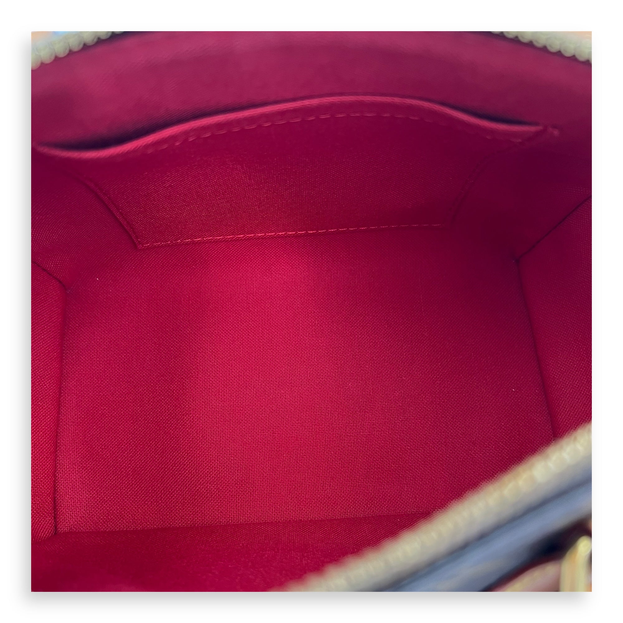Louis Vuitton Speedy Bandouliere 20 Brown Top Handle Bag in Monogram Coated Canvas, Gold hardware_6