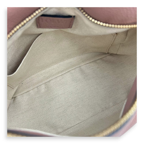 Loewe Puzzle Top Handle Bag Pink in Calfskin, Gold hardware_6