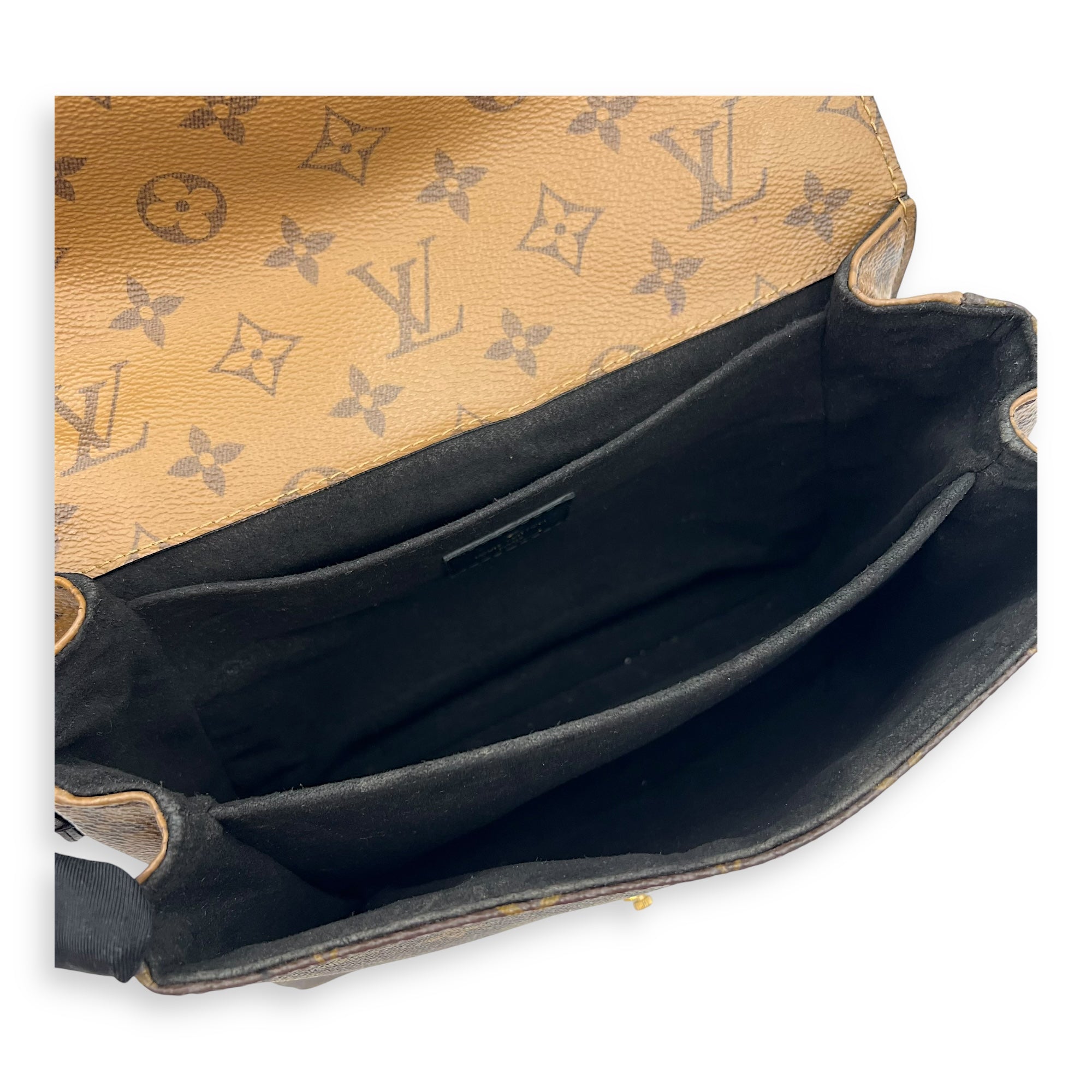 Louis Vuitton Metis Crossbody Bag Brown in Monogram Coated Canvas, Gold hardware_6