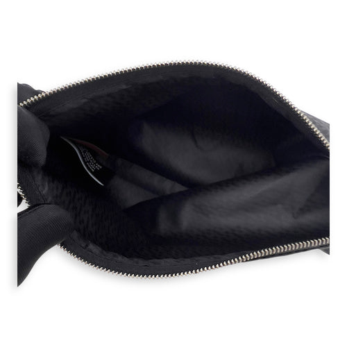 Hermès Silky Pocket Cosmetic Case Black in Nylon, Palladium hardware_4
