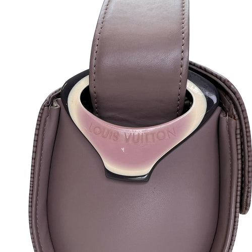 Nocturne PM Purple Shoulder Bag in Epi Leather, Resin hardware