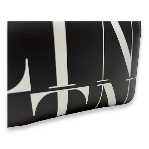 Allover VLT Belt Bag  Black in Calfskin , Silver Hardware