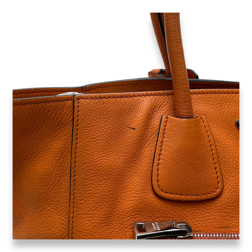 Others Top Handle Bag  Orange in Calfskin , Silver Hardware