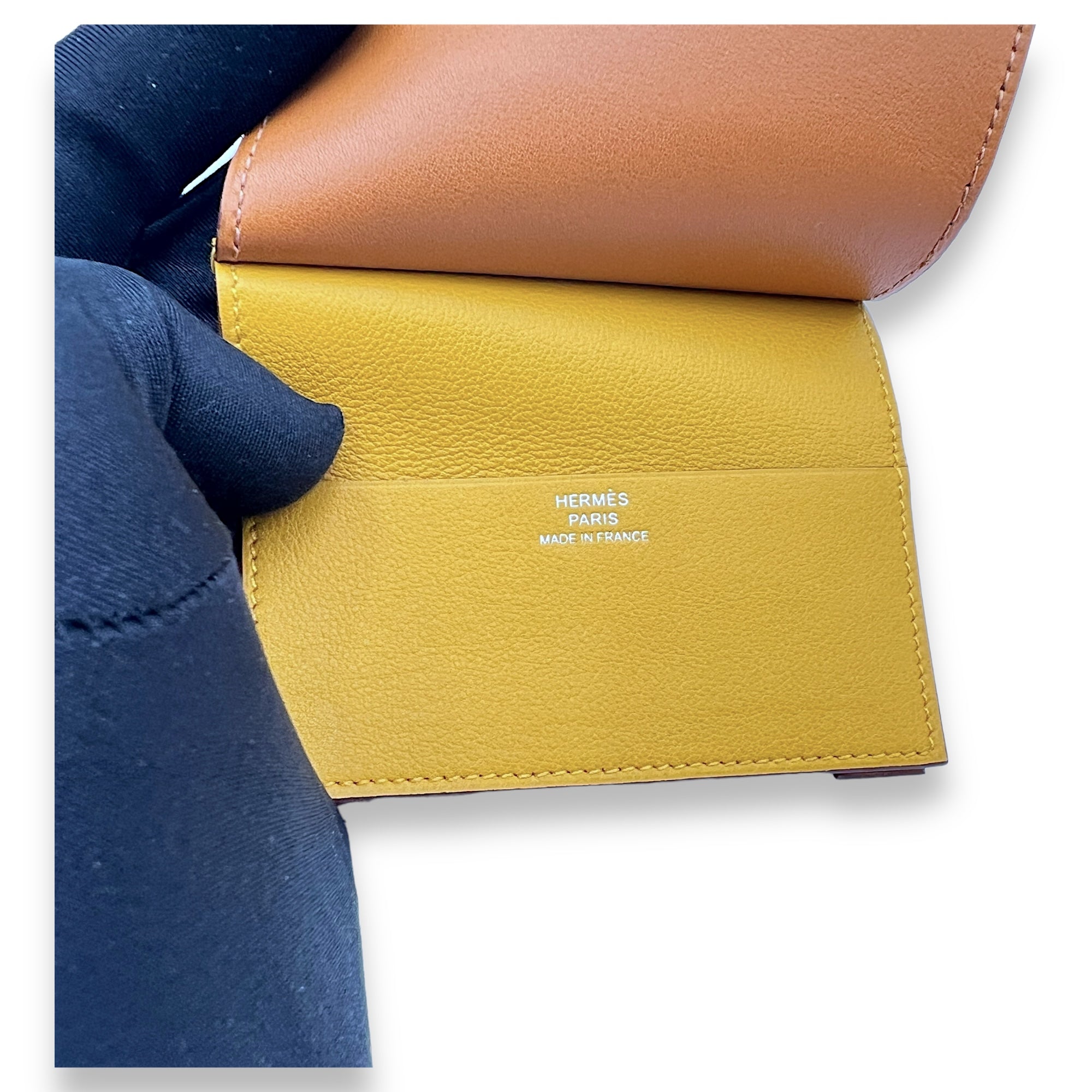 Rabat H Yellow in Box Calfskin