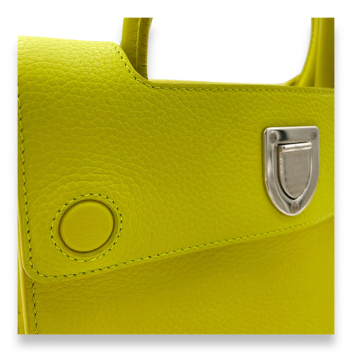 Diorever Mini Top handle bag in Calfskin, Silver Hardware