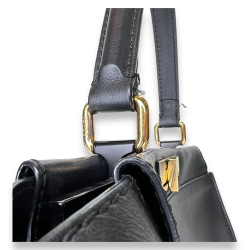 Peekaboo Medium Top handle bag in Calfskin, Gold Hardware