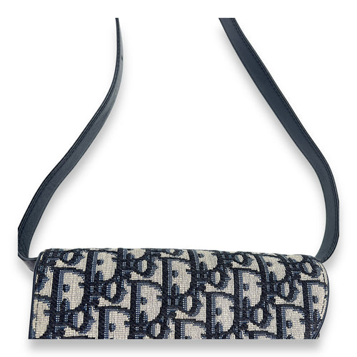 Saddle Mini Belt bag in Jacquard, Gold Hardware