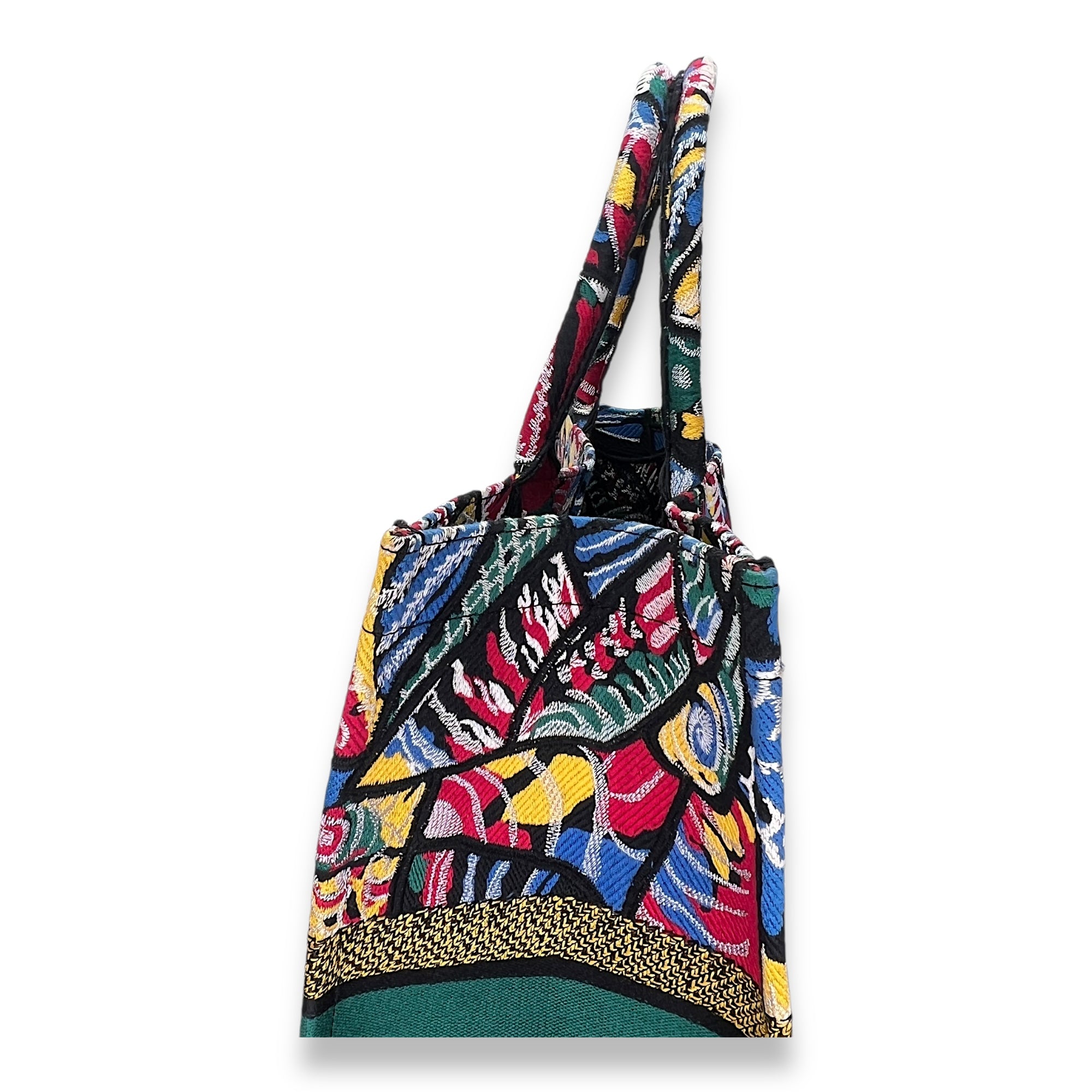 MULTICOLOUR LARGE BUTTERFLY BOOK Tote Bag Large Multi-colour Tote Bag in Canvas