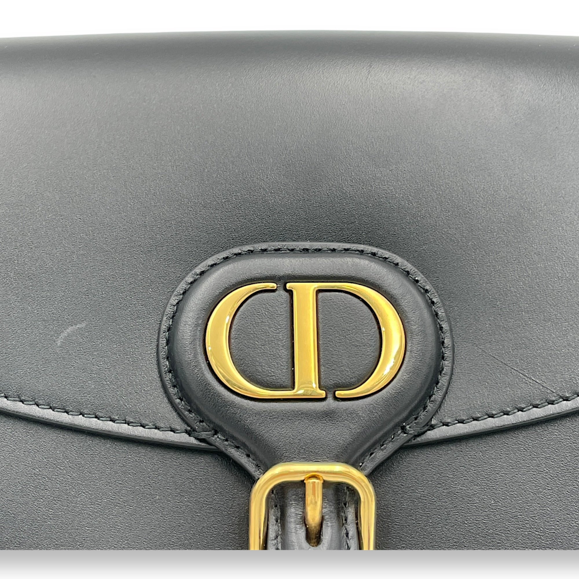 Bobby Medium Crossbody bag in Calfskin, Gold Hardware