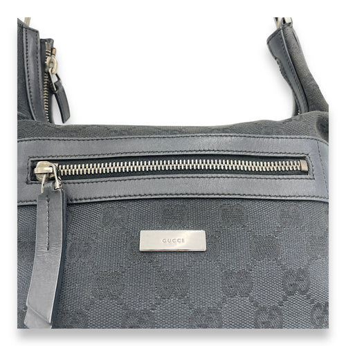 GG Monogram Shoulder bag in Canvas, Silver Hardware